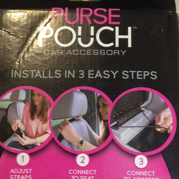 Black  Purse Pouch Car Accessory As Seen on TV Brand New. Great Gift! - Picture 3 of 4